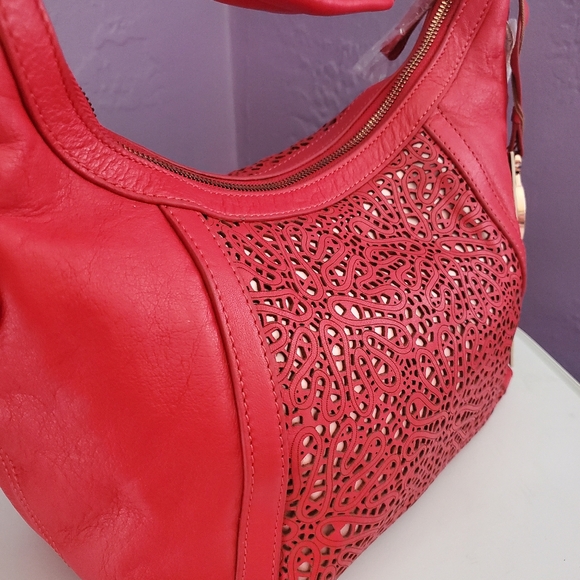 Paolo Federico Leather Hobo Bag - Picture 2 of 6
